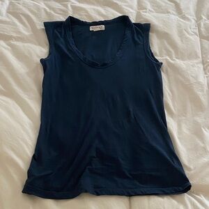 Velvet by Graham & Spencer Navy Tank Top